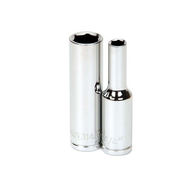 Williams Socket, 2 1/2 Inch OAL, Deep, 3/8 Inch Dr, 9/16 Inch Size, JHW31318 JHW31318 - main